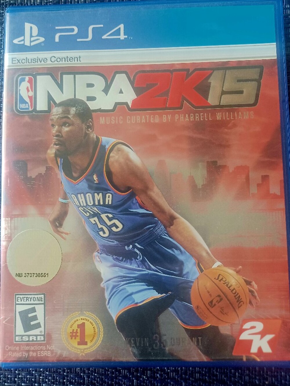 NBA 2K15 PS4 Video Game - Blue Cover Featuring Kevin Durant 2014